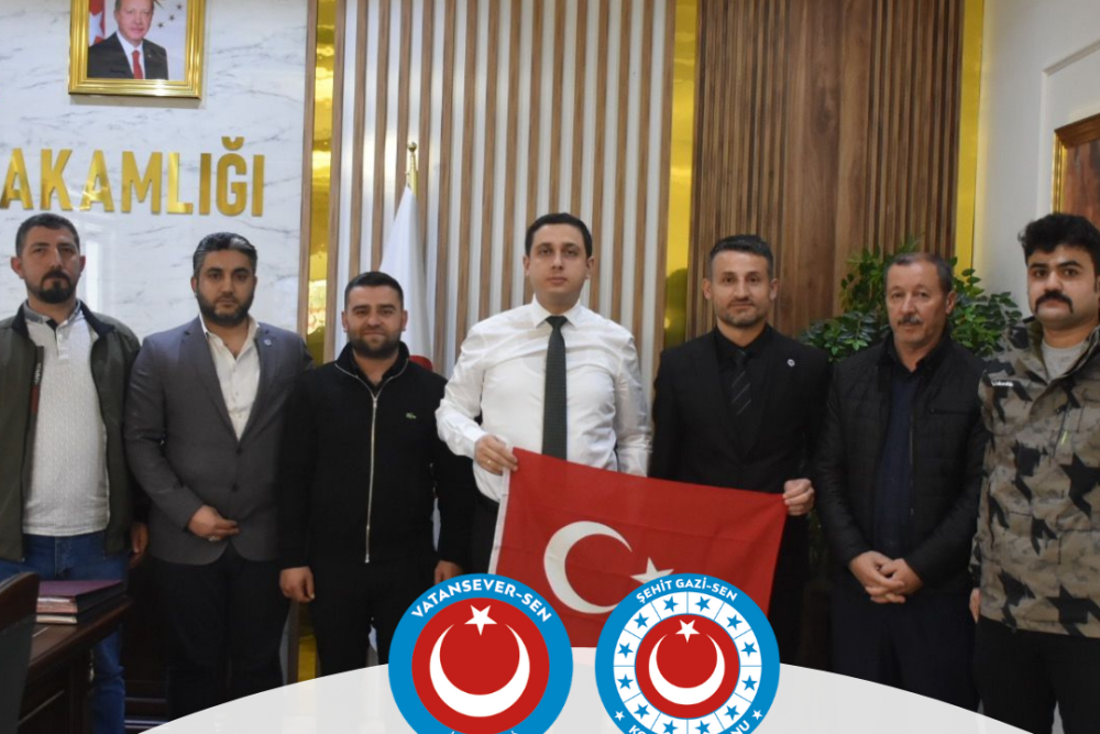 Batman İl Temsilcisi Hüseyin CAN' dan Kaymakam Furkan BAŞAR' a Ziyaret