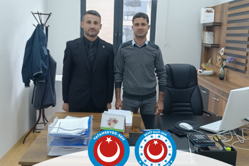 Batman İl Temsilcisi Hüseyin CAN' dan Sason Sosyal Hizmetler Müdürlüğüne Ziyaret
