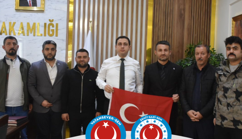 Batman İl Temsilcisi Hüseyin CAN' dan Kaymakam Furkan BAŞAR' a Ziyaret